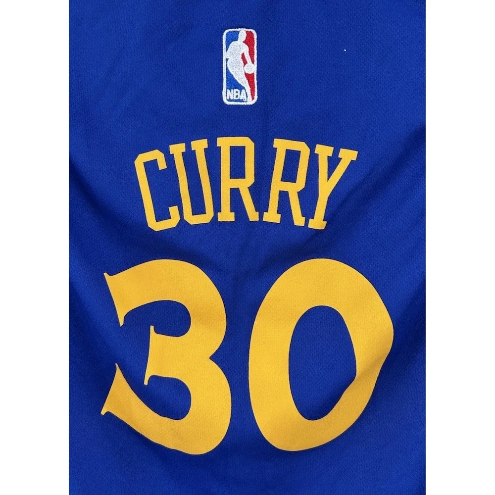 Adidas Stephen Curry #30 Golden State Warriors Road Wingman Jersey Youth Medium